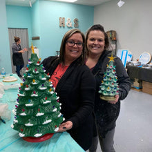 Sarah's Home Paint Party-Vintage Ceramic Trees