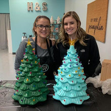 Sarah's Home Paint Party-Vintage Ceramic Trees