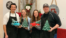 Sarah's Home Paint Party-Vintage Ceramic Trees