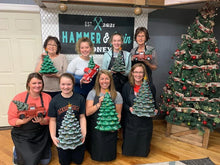 Sarah's Home Paint Party-Vintage Ceramic Trees