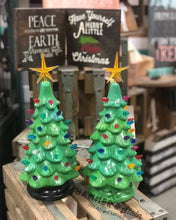 Sarah's Home Paint Party-Vintage Ceramic Trees