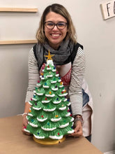 Sarah's Home Paint Party-Vintage Ceramic Trees