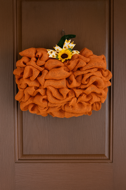 09-25-25 Rustic Burlap Pumpkin Wreath 6pm