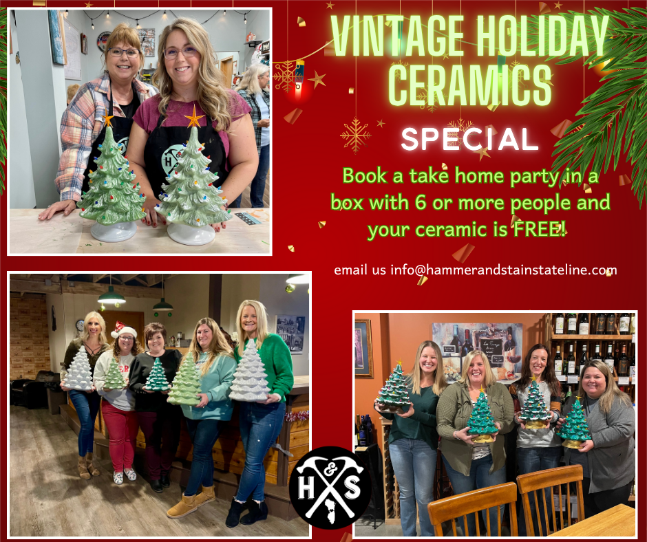 Vintage Holiday Ceramics Party in a Box Special!