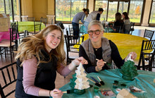 Sarah's Home Paint Party-Vintage Ceramic Trees
