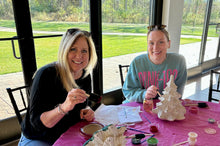 Sarah's Home Paint Party-Vintage Ceramic Trees