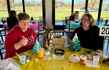 Sarah's Home Paint Party-Vintage Ceramic Trees