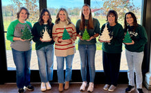 Sarah's Home Paint Party-Vintage Ceramic Trees