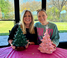 Sarah's Home Paint Party-Vintage Ceramic Trees