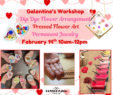 02-14-26 Love in Bloom: Valentine’s Day DIY Experience 10am-12pm