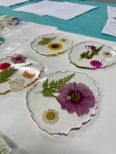 05-01-25  Floral Alchemy! Resin Coasters Workshop 6pm
