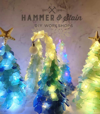 Jen's Light-Up Sea Glass Trees-Take Home Party!