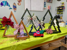 11-30-25 Wood Triangle Tree and Layered Tree Workshop 1pm (2 SPOTS LEFT)