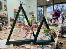 11-30-25 Wood Triangle Tree and Layered Tree Workshop 1pm (2 SPOTS LEFT)