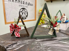 11-30-25 Wood Triangle Tree and Layered Tree Workshop 1pm (2 SPOTS LEFT)