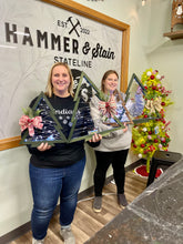 11-30-25 Wood Triangle Tree and Layered Tree Workshop 1pm (2 SPOTS LEFT)