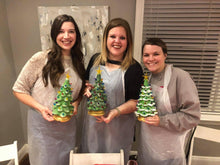 Sarah's Home Paint Party-Vintage Ceramic Trees