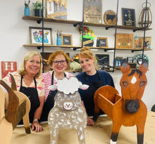 12-15-23 Paint a Barnyard Animal Planter Workshop 6pm