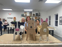 12-15-23 Paint a Barnyard Animal Planter Workshop 6pm