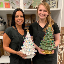 Sarah's Home Paint Party-Vintage Ceramic Trees