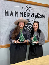 Sarah's Home Paint Party-Vintage Ceramic Trees