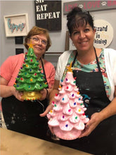 Sarah's Home Paint Party-Vintage Ceramic Trees