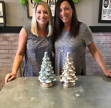 Sarah's Home Paint Party-Vintage Ceramic Trees