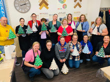Sarah's Home Paint Party-Vintage Ceramic Trees
