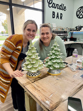 Sarah's Home Paint Party-Vintage Ceramic Trees