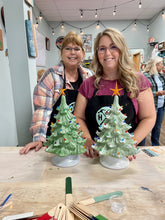 Sarah's Home Paint Party-Vintage Ceramic Trees
