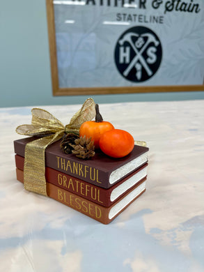 09-29-25 Faux Book Stack Workshop 6pm
