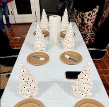 Sarah's Home Paint Party-Vintage Ceramic Trees