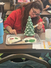 Sarah's Home Paint Party-Vintage Ceramic Trees