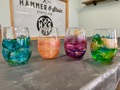 11-17-24 Stained Resin Wine Glass Workshop 2pm