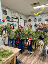 12-05-26 Fresh Evergreen Wreath Making Experience 1pm