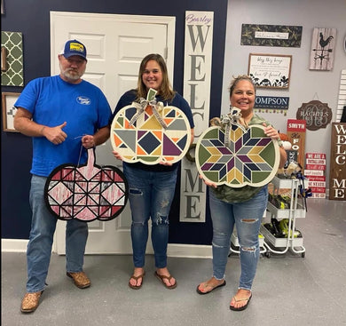10-24-23 Barn Quilt Pumpkins! 6pm