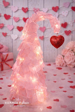 02-01-26 Light Up Sea Glass Trees-Valentine Theme Special Size! 1pm (3 SPOTS LEFT)