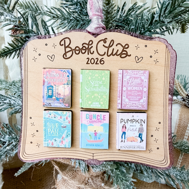 DIY Book Club Ornament Kit