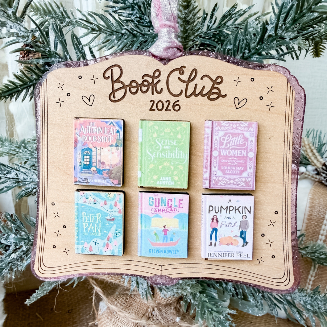 DIY Book Club Ornament Kit