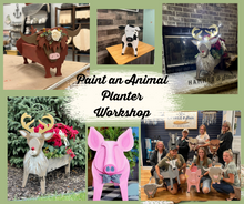 12-15-23 Paint a Barnyard Animal Planter Workshop 6pm