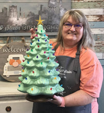 Sarah's Home Paint Party-Vintage Ceramic Trees