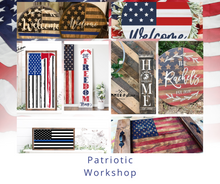 05-30-25 Patriotic Porch including firecrackers! Military and first responder designs included! 6pm