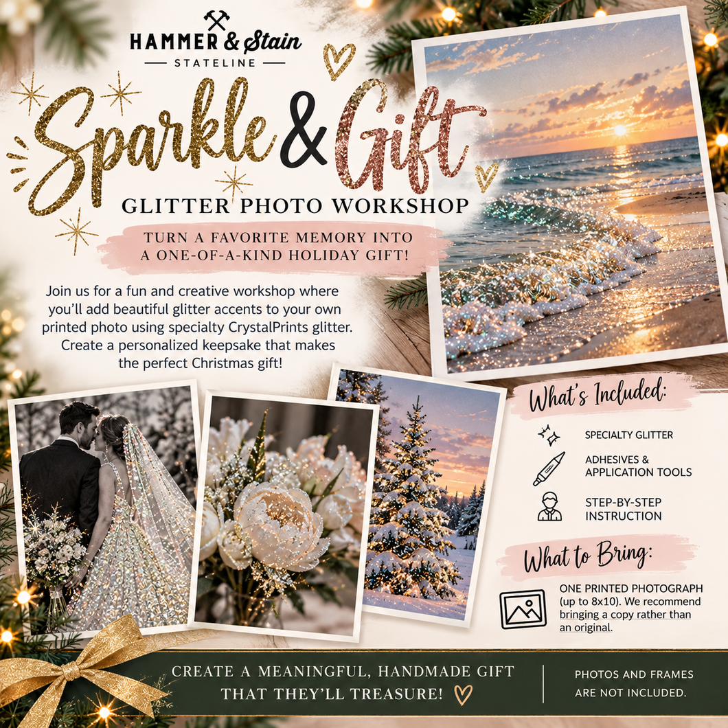 12-17-26 Sparkle & Gift: Glitter Photo Workshop 6pm