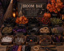 10-07-26 Broom Bar: Create Your Own Witchy Broom 5-7pm at Timber Hill Winery