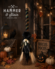 10-07-26 Broom Bar: Create Your Own Witchy Broom 5-7pm at Timber Hill Winery