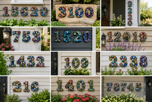 Mosaic House Number Kit for Hampton, Lenzini and Renwick, Inc Private Event