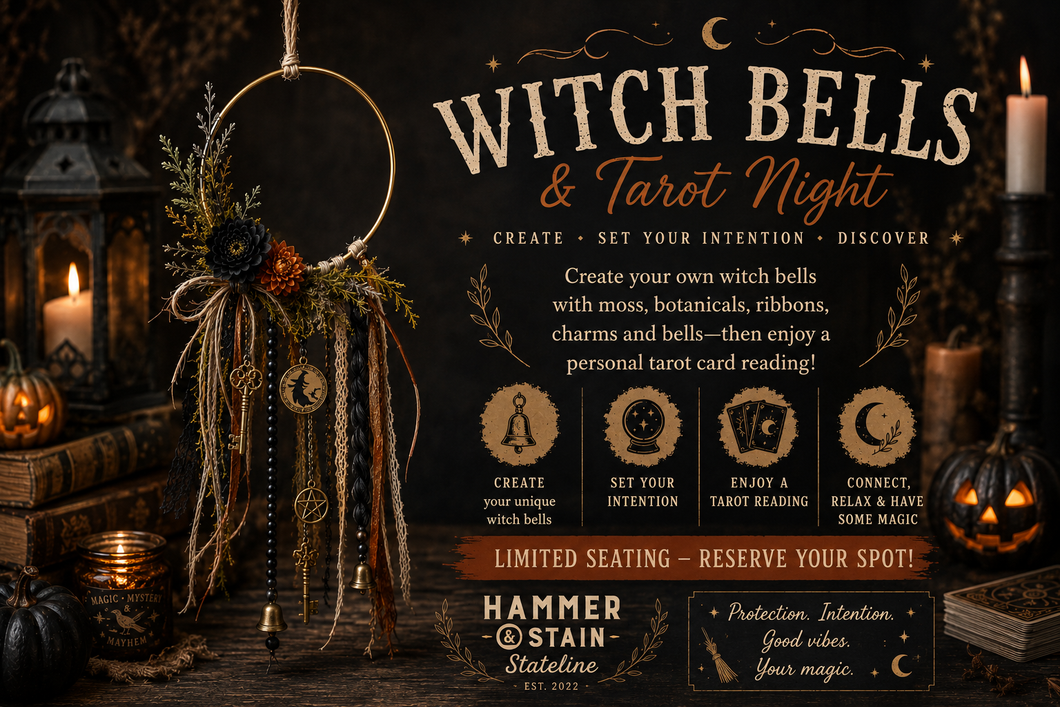 10-27-26 Witch Bells & Tarot Night 6pm