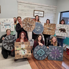 12-15-23 Clocks, Stove Covers, and Cookie Trays Workshop with Minwax 6pm